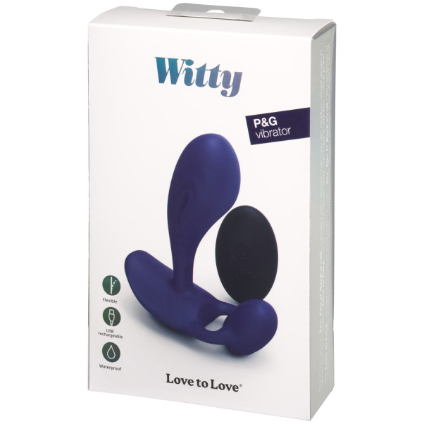 Love To Love Witty Vibrating Remote Controlled Butt Plug - 28991