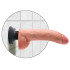 King Cock Realistischer Dildo-Vibrator mit Hoden 23 cm