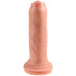 King Cock Uncut Realistischer Dildo 18.5 cm mit Saugnapf