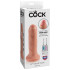 King Cock Uncut Realistischer Dildo 18.5 cm mit Saugnapf
