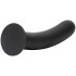 Sinful Slender Black Silikondildo Gross mit Saugnapf