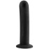 Sinful Slender Black Silikondildo Gross mit Saugnapf