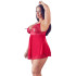 Cottelli Spitzen Babydoll in Übergrösse Rot