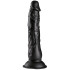 Willie City Schwarzer Realistischer Dildo mit Saugnapf 23 cm