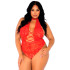 Leg Avenue Ouvert Spitze Teddy Plus Size
