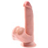 King Cock Plus Triple Density Dildo mit Schwingenden Hoden 23,5 cm