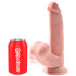 King Cock Plus Triple Density Dildo mit Schwingenden Hoden 23,5 cm