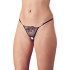 Cottelli Crotchless G-String mit roten Strasssteinen