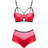 Obsessive Leatheria BH-Set in Rot