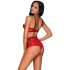 Obsessive Leatheria BH-Set in Rot