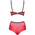 Obsessive Leatheria BH-Set in Rot