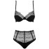 Obsessive BH-Set Sharlotte in Schwarz