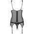 Obsessive Emperita Korsett mit Strumpfhaltern und String
