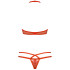 Obsessive Rotes Spitzen- und String-BH-Set