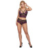 Cottelli Curve Violettes Spitzen-BH-Set Plus Size