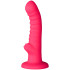 baseks Ribbed Stimulation Silikondildo mit Saugnapf 17 cm