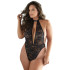 Allure Diva Brooke Spitzen & Mesh Halter Teddy Plus Size