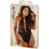 Allure Diva Brooke Spitzen & Mesh Halter Teddy Plus Size