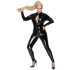 Noir Handmade Catsuit mit Reissverschluss Plus Size