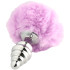 Alive BDSM Line Purple Fluffy Twist Analplug aus Metall M