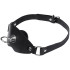 Black Label Super-Leder-Ballknebel mit O-Ring