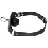 Black Label Super-Leder-Ballknebel mit O-Ring