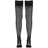 Schwarze Strümpfe von Cottelli mit Naht hinten