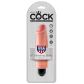 King Cock Stiffy Dildo-Vibrator 15,2 cm