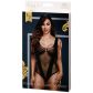 Baci Fishnet Jacquard Teddy