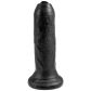 King Cock Uncut Realistischer Dildo 18.5 cm mit Saugnapf
