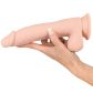 Nature Skin Biegsamer Dildo 24 cm mit Saugnapf
