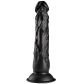 Willie City Schwarzer Realistischer Dildo mit Saugnapf 23 cm