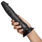 Willie City Schwarzer Realistischer Dildo mit Saugnapf 23 cm