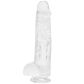 Willie City Classic Realistischer Transparenter Dildo 24,5 cm mit Saugnapf