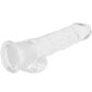 Willie City Classic Realistischer Transparenter Dildo 24,5 cm mit Saugnapf