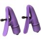 Nipplettes Nippelklammern mit Vibrator Violett