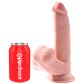 King Cock Plus Triple Density Dildo mit Schwingenden Hoden 23,5 cm