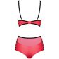 Obsessive Leatheria BH-Set in Rot