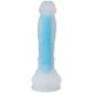 baseks Glow in the Dark Dildo Blau 21,5 cm mit Saugnapf