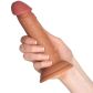 King Cock Elite Dual Density Silikondildo 18 cm mit Saugnapf