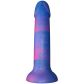 baseks Blue Galaxy Silikondildo mit Saugnapf 18 cm