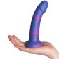 baseks Blue Galaxy Silikondildo mit Saugnapf 18 cm
