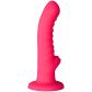 baseks Ribbed Stimulation Silikondildo mit Saugnapf 17 cm