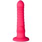 baseks Ribbed Stimulation Silikondildo mit Saugnapf 17 cm