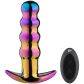 Dream Toys Glamour Glass Perlenbesetzter Analplug mit Fernsteuerung