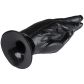 Mister B All Black Otto Fisting Dildo mit Saugnapf 20 cm