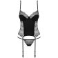 Obsessive Sharlotte Spitzenkorsett und Tanga