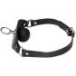 Black Label Super-Leder-Ballknebel mit O-Ring