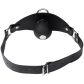 Black Label Super-Leder-Ballknebel mit O-Ring