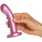 baseks Shiny Pink G-Punkt Dildo 13,9 cm